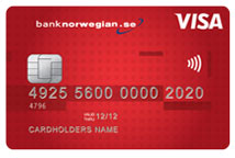 bild på Bank Norwegians kreditkort