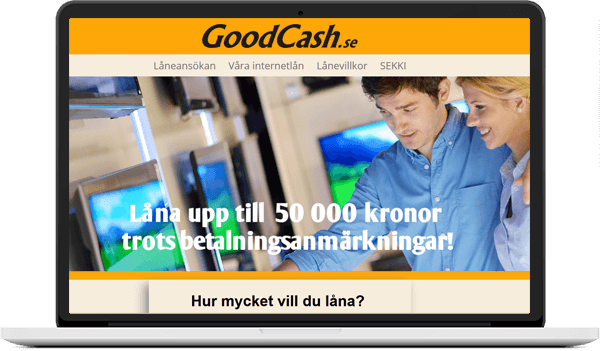 goodcash skärm