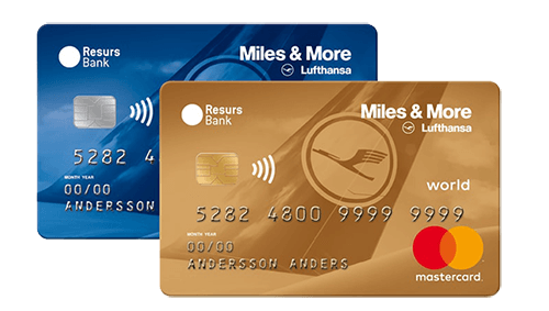 Pressmeddelande från Resurs Bank om Miles & More Kreditkort