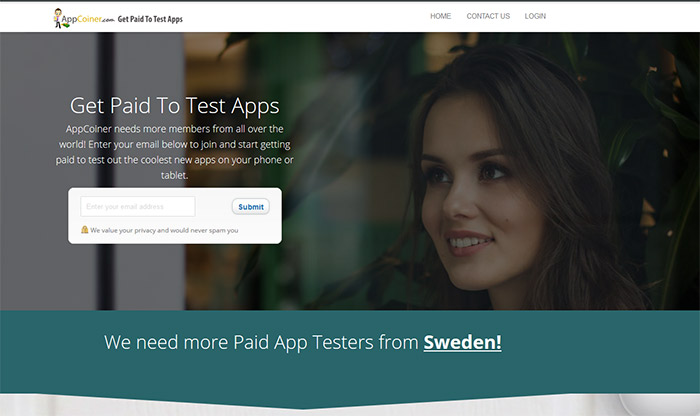 tjäna pengar med appar genom att testa dem på appcoiner