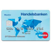 Handelsbanken Maestro, enkelt kort för de flesta ändamål