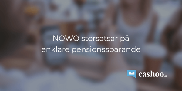 Nowo kreditkort storsatsar på pension