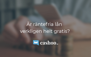 Gratis med räntefria lån