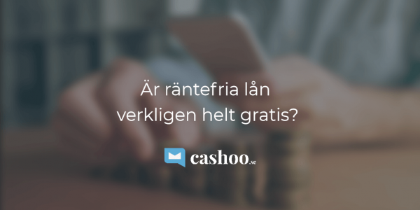 Gratis med räntefria lån